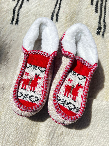 Pantuflas Con Peluche O Corderito Norteñas - Norteña Deco