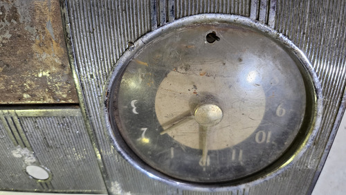 Tapa Guantera Con Reloj Dodge Década 1940 Automovil Antiguo