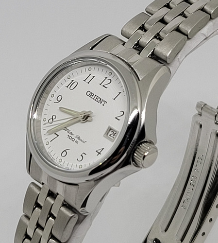 Reloj Orient Dama Acero Fdo Blanco Mate Fsz2f002w0 Acero Inoxidable Plateado Blanco Mate