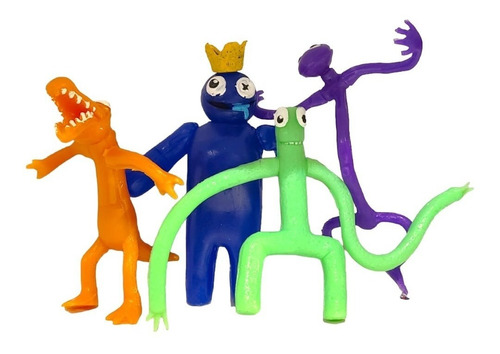 Roblox Rainbow Friends Figuras  Blue Green Orange Y Purple