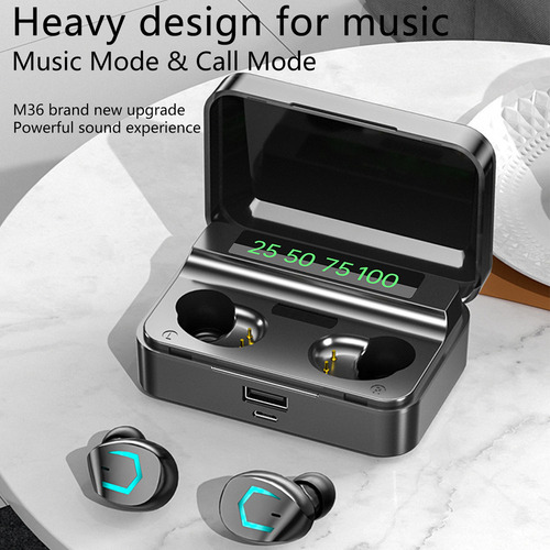 Auriculares Inalámbricos Bluetooth Bluetooth 5.2 Deep Bass L