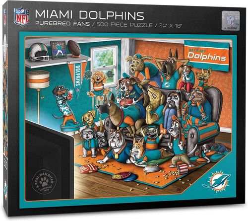 Rompecabezas Delfines Miami Fans