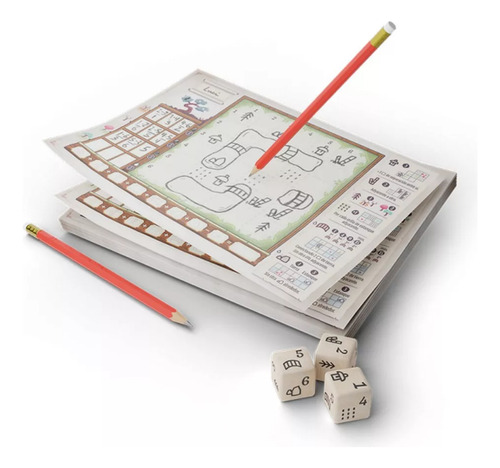 Jardín Japonés Juego De Mesa Familiar Roll & Write