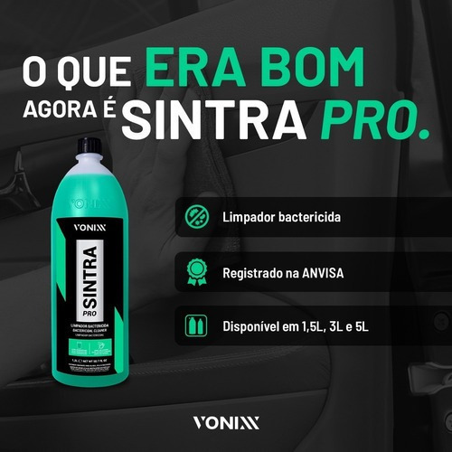 Limpiador de interiores Sintra Apc, 5 litros, limpiador multiusos Vonixx