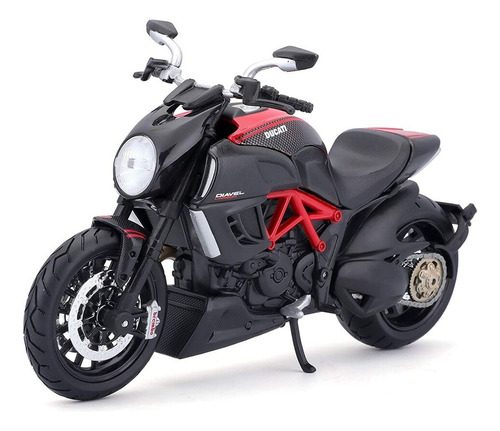 Moto Escala 1/12 Ducati Diavel Carbón. 18cms. Maisto.