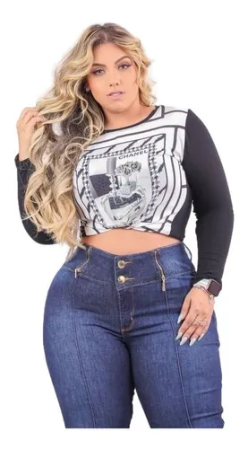 Calça Jeans Levanta Bumbum Plus Size Moda Maior Com Lycra