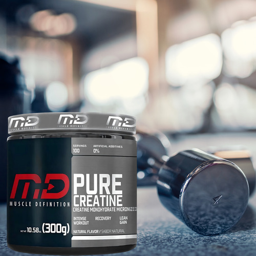Kit 2x Creatina Pura Muscle Definition - Pó Em Pote 300g Sem Sabor