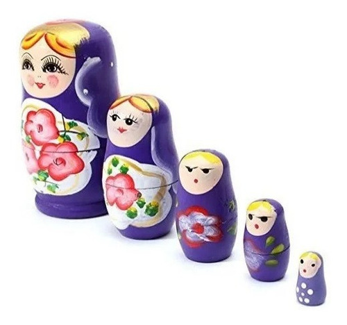 Muñecas Mamushkas - Juego De 6 Piezas - General Store