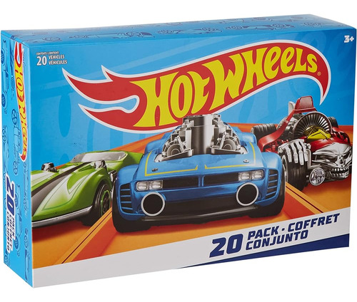 Paquete De Regalo Para 20 Autos Hot Wheels (los Estilos Pued