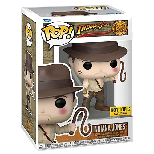 Funko Indiana Jones Con Pop Látigo! Vinyl Bobble-head Lnwje