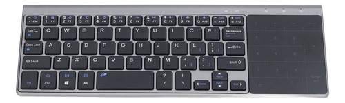 Teclado Sem Fio De 59 Teclas, 2,4 G, Ultra Fino, Mini Portát