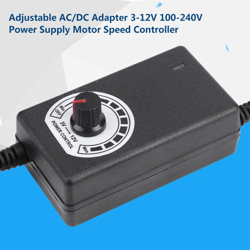 / Adaptador De Ca A Cc 3-12v 2a Motor De Fuente De