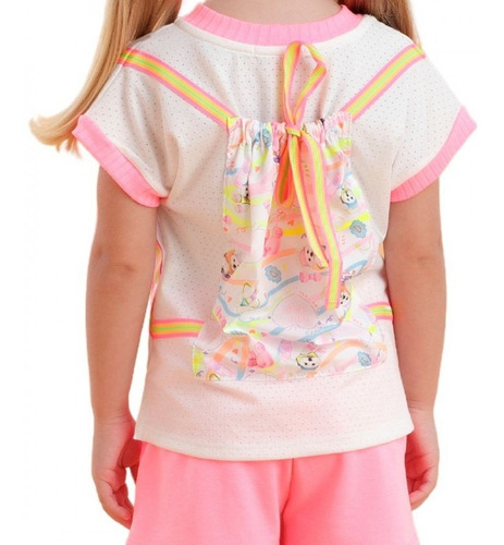 Imagem 4 de 5 de Conjunto Infantil Petit Cherie Neon Fun At Gym 21042