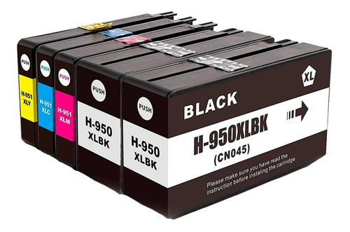 Cartuchos Compatibles 950 Xl Para Hp Officejet Pro 8610