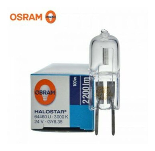 Bombillo Halogeno 24v 100w Osram 64460 Bipin