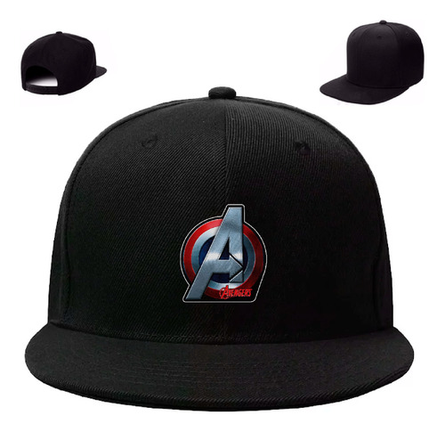 Gorra Plana Capitan America Avengers Logo Phn