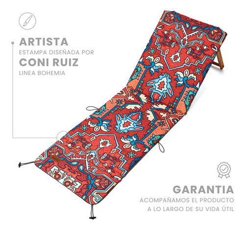 Reposera Plegable Chilly Diseño Bohemia