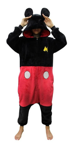 Macacão Kigurumi Tam P Mickey Mouse Zc 10071352