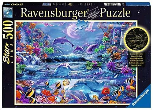 Ravensburger 15047 Moonlit Magic, 500 Piezas, Brilla En La O