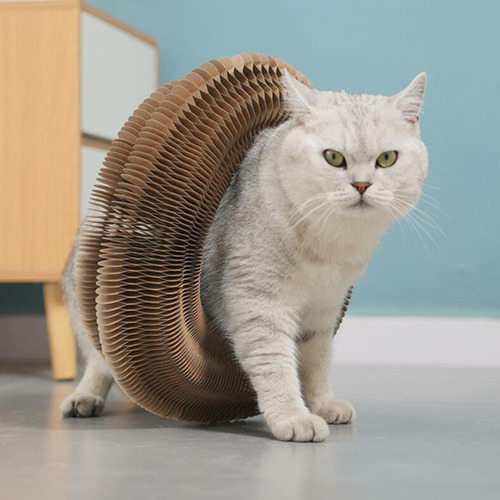 Tablero Rascador Para Gatos, Juguetes Para Gatos, Plegable,