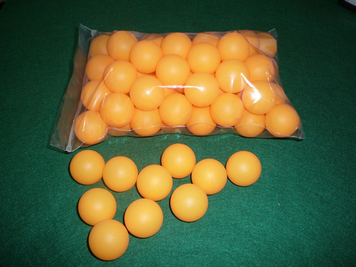 Pelotitas De Ping Pong Pack Bolsa X 72 Unidades