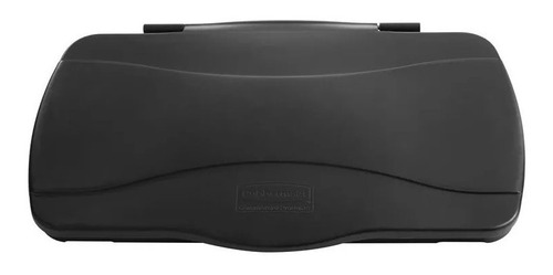 Tapa Slim Jim De Reciclaje C/bisagra Rubbermaid Color Negro