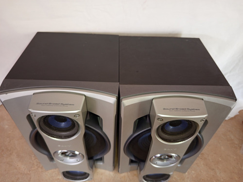 Módular Bocinas Sony Genezi Gn800 Excelente Sonido 6 Ohms Gris Plata 250 W (Usado)