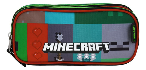 Lapicera Escolar Chenson Minecraft Tiles Mc66394-3