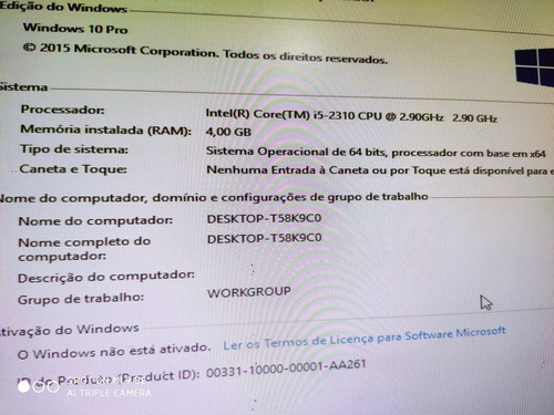 Cpu Core I5, 4gb De Ram, Hd 1 Tb