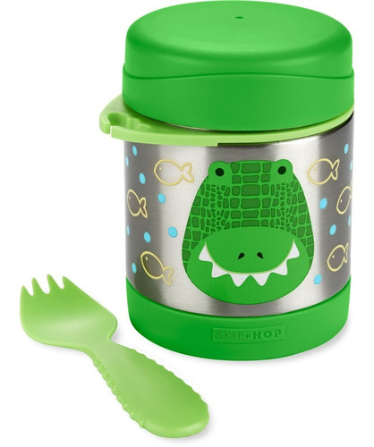 Pote Térmico Com Talher Zoo Crocodilo Skip Hop ® 325ml