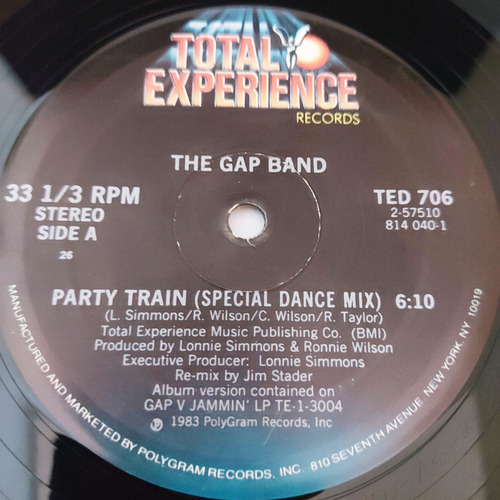 The Gap Band - Party Train   Importado Usa   Lp  