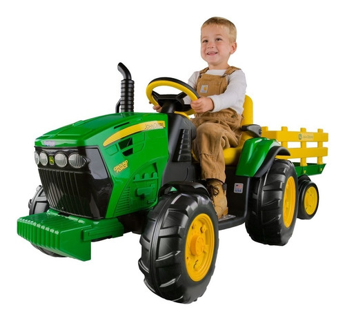 Tractor Eléctrico John Deere Peg Perego Ground Force 12v Nue