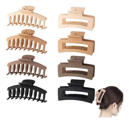 Pinzas Para Cabello, 8 Piezas Pinzas Para El Cabello Para