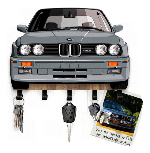 Portallaves Y Repisa Bmw E30 Personalizado (cualquier Color)