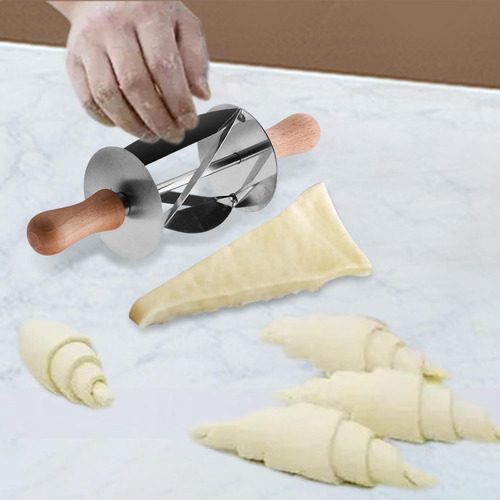 Cortador De Croissant, Fatias De Rolo De Croissant De Aço