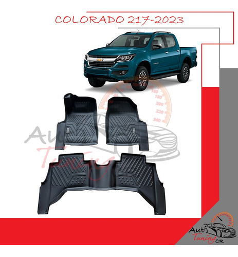 Alfombras Tipo Bandeja Chevrolet Colorado 2017-2023