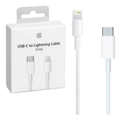 Cable Apple Origina Usb-c A Lightning iPhone 1m Carga Rapida