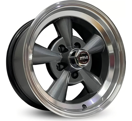 Rodas Palito Aro 15 Cragar Maverick Ranger 5x114 / Jogo Cor Grafite