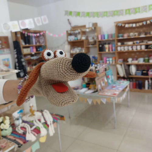 Títere A Crochet Perro