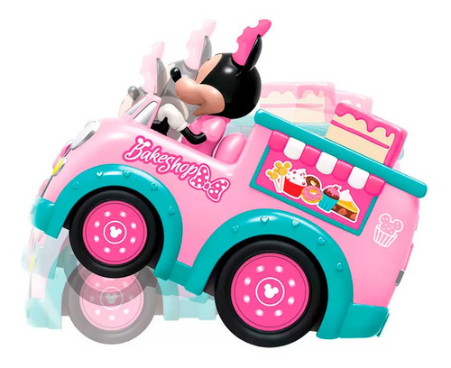 Carro Control Remoto Minnie Pasteles Disney Auto Coche Mini