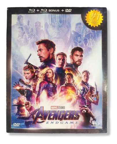 Avengers Endgame Marvel Pelicula Blu-ray + Dvd + Bonus