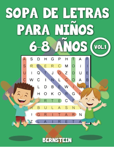 Libro: Sopa De Letras Para Niños 6-8 Años: 200 Sopa De Letra