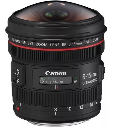 Lente Canon Ef 8-15mm F/4l Fisheye Usm