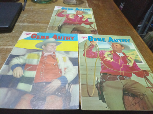 3 Cómics De Gene Autry De Los 60s