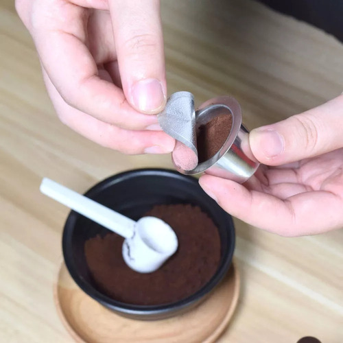 200 Tapas De Aluminio Para Capsulas De Acero Tipo Nespresso