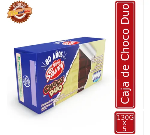 Choco Duo Savoy 130g X 5