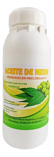 Aceite Neem Órganico Puro 500ml - Unidad a $89990