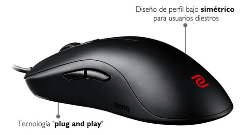 Imagen 3 de 5 de Mouse Gamer Benq Zowie Fk1+-b Para Esports