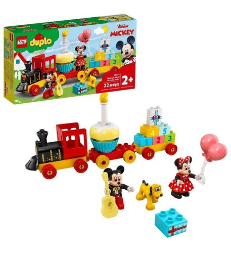 Kit Lego Duplo Tren De Cumpleaños De Mickey 10941 22 Piezas