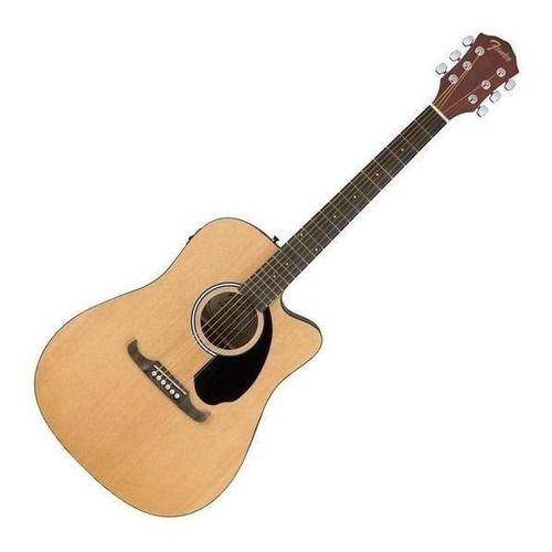 Guitarra electroacústica Fender Alternative FA-125CE abeto natural derecha